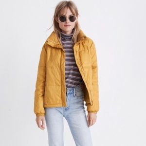 NWT Madewell Travel Buddy Packable Puffer Jacket